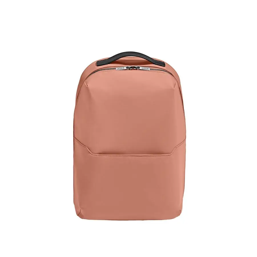 Zaino con cerniera ovunque, zaino da viaggio con custodia per laptop, amplificatore leggero e durevole, elementi essenziali per il viaggio, rosa argilla