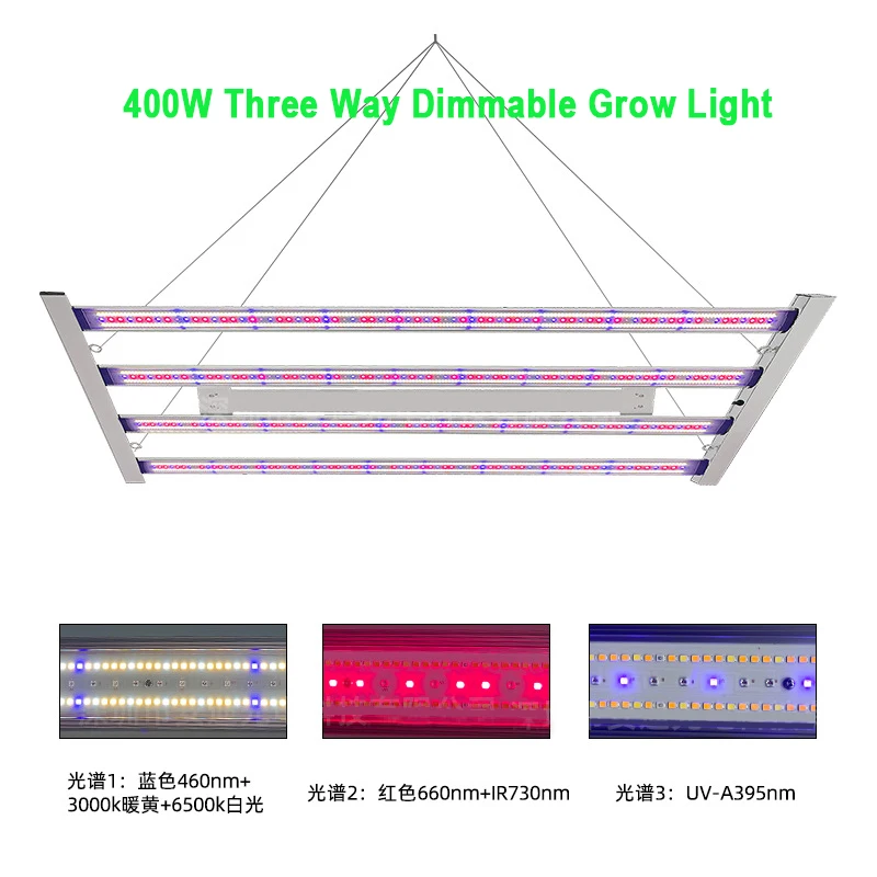 

Регулируемая лампа для растений полного спектра, УФ-ИК, красный, синий и белый свет, дополнительная лампа для выращивания растений для овощей и фруктов