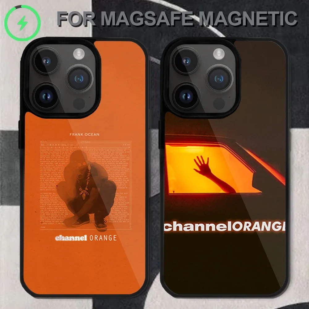 Channel Orange F-Frank O-Ocean  Phone Case  For iPhone 14 13 12 11 15 Pro Max Magsafe Wireless Charge Plus Mini Cover