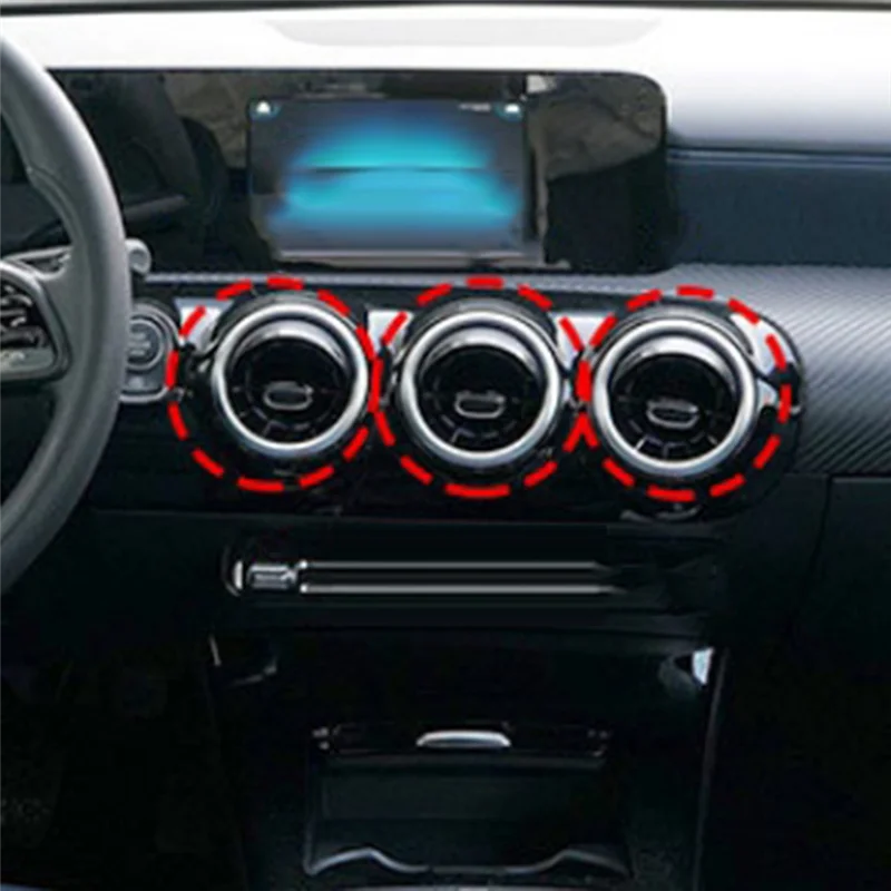 

НОВИНКА-автомобильная центральная консоль, вентиляционные отверстия для кондиционера в сборе, вентиляционные отверстия для кондиционера 1778307101 для Mercedes Benz A W177 2019-2024