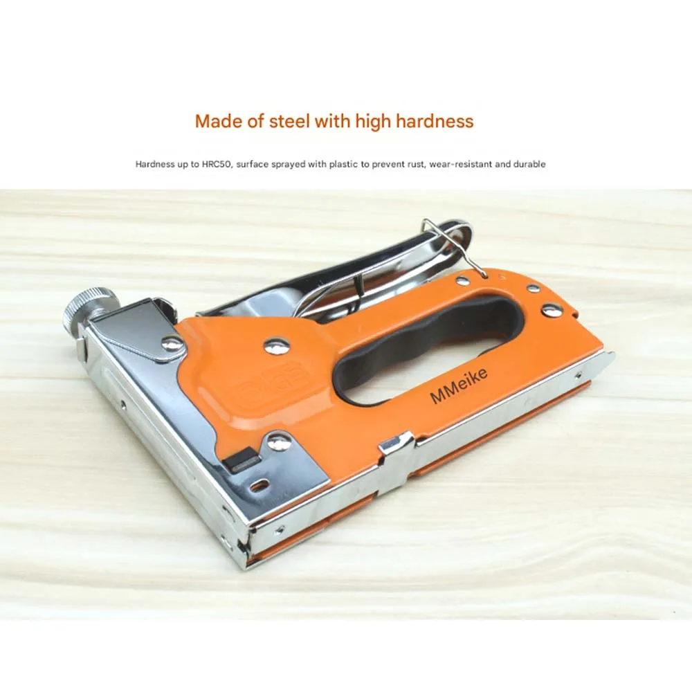 Pistola sparachiodi manuale con un sparatutto per unghie a tre usi, viene fornito con un dispositivo per il sollevamento delle unghie e 600 chiodi in regalo