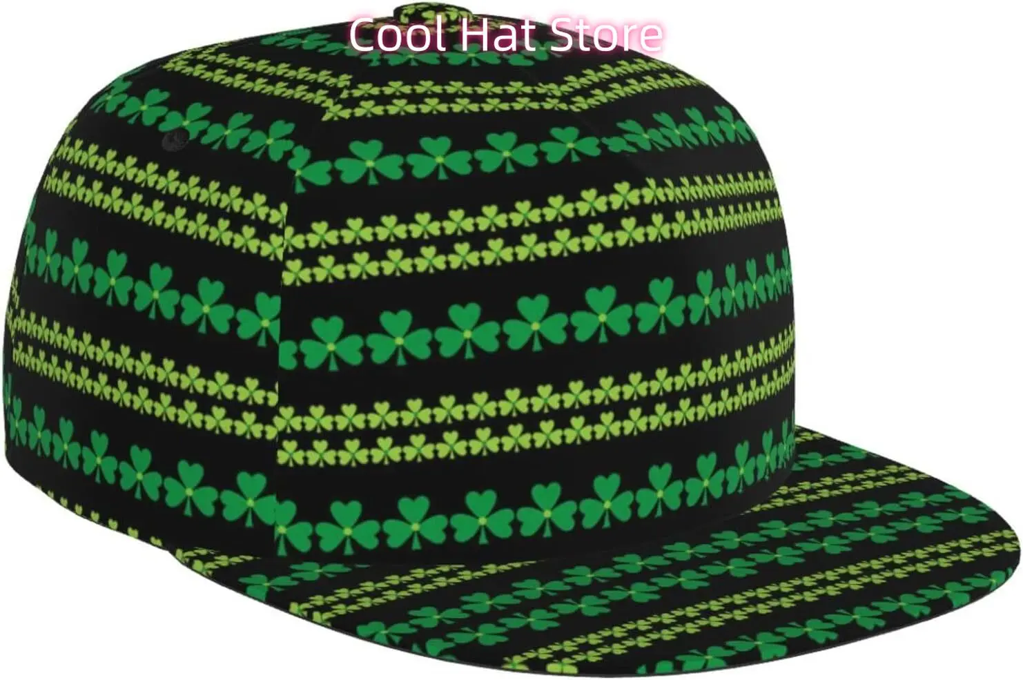 Irish Shamrock Hats Vintage St Patrick's Day Clover Green Baseball Cap Adjustable Trucker Hat for Women Men