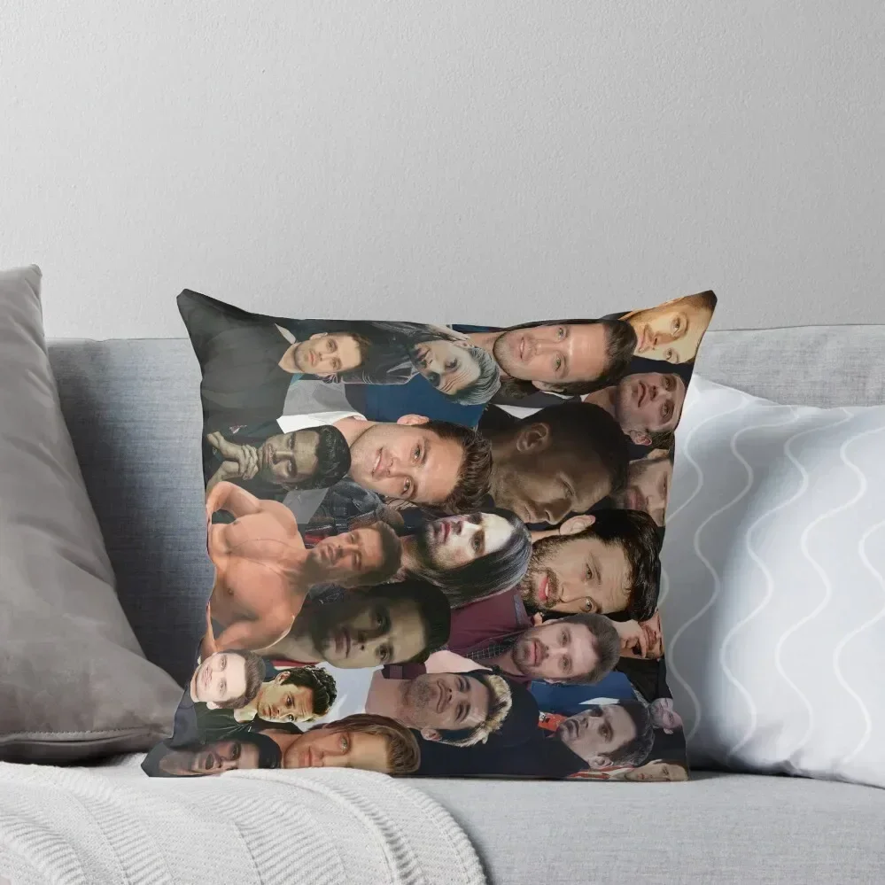 

Sebastian Stan photo collage Throw Pillow autumn pillowcase Couch Cushions Custom Cushion Photo Christmas Pillow Covers pillow