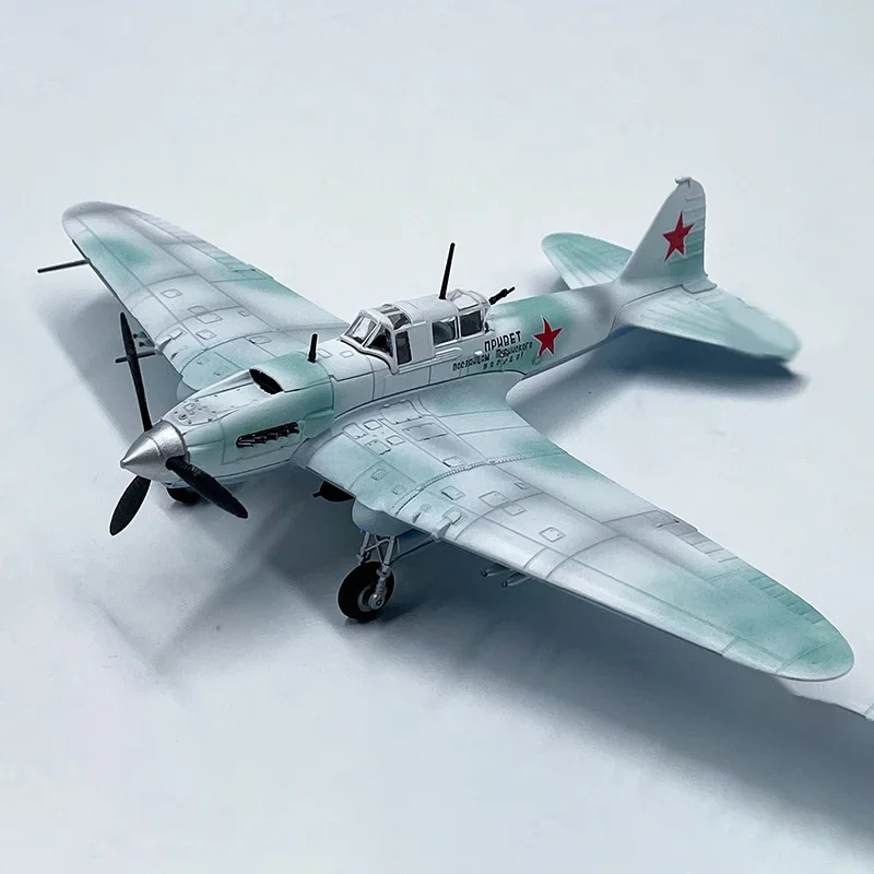 

Scale 1/72 Soviet IL-2 Fighter Tank Slayer Miniature Diecast Alloy Aircraft Model Souvenir Collection Toys For Boys