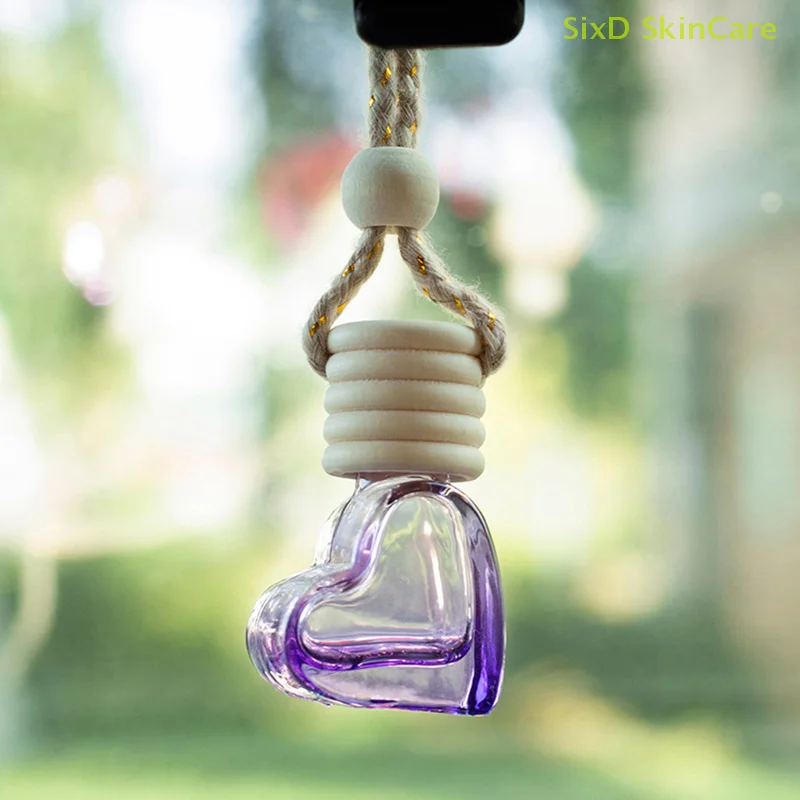 Perfume Bottle Ornament Hanging Empty Bottle Essential Oil Diffuser Fragrance Air Freshener Scent Car Interior Accessory