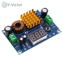 XH-M411 DC 3V-35V To DC 5V-45V Boost Module Digital Voltmeter DC-DC Step Up Module Boost Converter Board 5A Power Adjustable