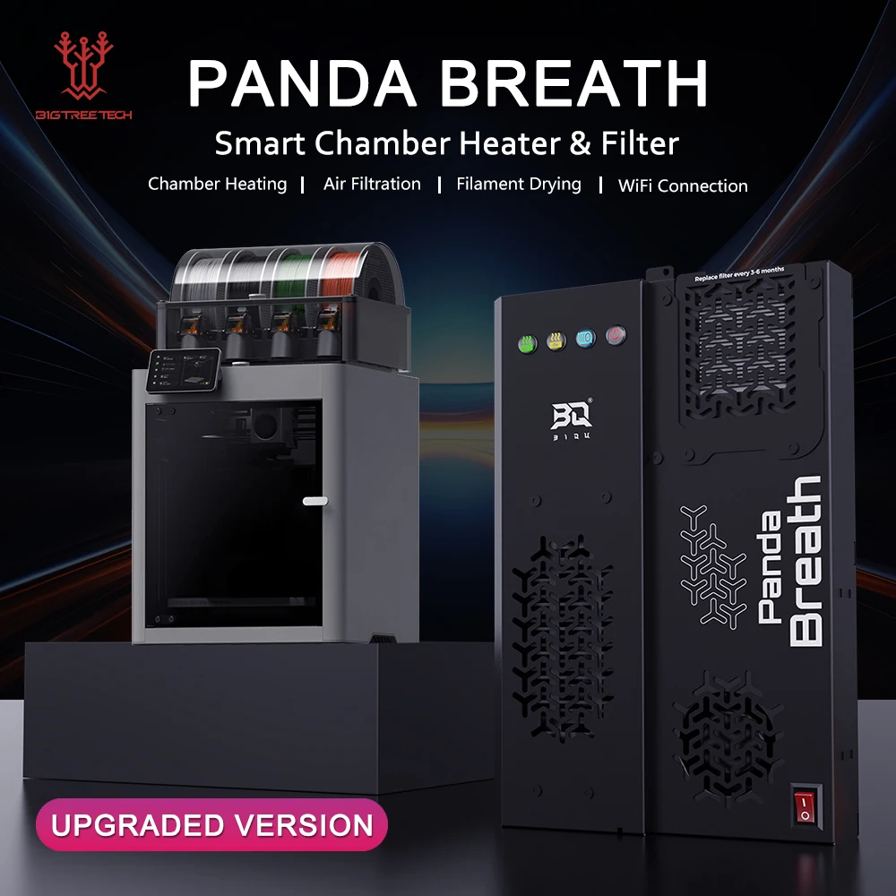 BIGTREETECH New Panda Breath 3D Printers Smart All-in-One Heater Filament Drying For BambuLab P2S P1S P1P X1C A1 Snapmaker U1
