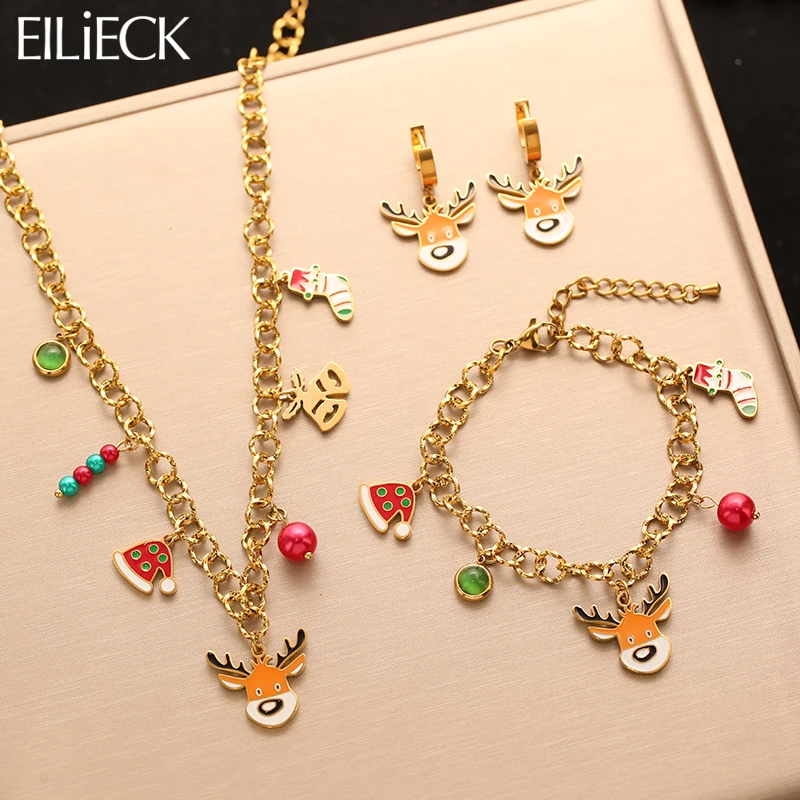 EILIECK ΠΠΎΠ²ΠΎΠ΅ ΡΠΎΠΆΠ΄Π΅ΡΡΠ²Π΅Π½ΡΠΊΠΎΠ΅ ΠΎΠΆΠ΅ΡΠ΅Π»ΡΠ΅ ΠΈΠ· Π½Π΅ΡΠΆΠ°Π²Π΅ΡΡΠ΅ΠΉ ΡΡΠ°Π»ΠΈ Ρ ΠΎΠ»Π΅Π½ΡΠΌΠΈ, Π±ΡΠ°ΡΠ»Π΅ΡΡ, ΡΠ΅ΡΡΠ³ΠΈ, ΠΊΠΎΠΌΠΏΠ»Π΅ΠΊΡ Π΄Π»Ρ ΠΆΠ΅Π½ΡΠΈΠ½, ΠΌΠΎΠ΄Π½ΡΠ΅ ΡΠ²Π΅Π»ΠΈΡΠ½ΡΠ΅ ΠΈΠ·Π΄Π΅Π»ΠΈΡ ΡΡΡΠ½ΠΎΠΉ ΡΠ°Π±ΠΎΡΡ, ΠΏΠΎΠ΄Π°ΡΠΎΠΊ Π½Π° ΠΏΡΠ°Π·Π΄Π½ΠΈΠΊ EILIECK ΠΠΎΠ²ΠΎΠ΅ ΡΠΎΠΆΠ΄Π΅ΡΡΠ²Π΅Π½ΡΠΊΠΎΠ΅ ΠΎΠΆΠ΅ΡΠ΅Π»ΡΠ΅ ΠΈΠ· Π½Π΅ΡΠΆΠ°Π²Π΅ΡΡΠ΅ΠΉ ΡΡΠ°Π»ΠΈ Ρ ΠΎΠ»Π΅Π½ΡΠΌΠΈ, Π±ΡΠ°ΡΠ»Π΅ΡΡ, ΡΠ΅ΡΡΠ³ΠΈ, ΠΊΠΎΠΌΠΏΠ»Π΅ΠΊΡ Π΄Π»Ρ ΠΆΠ΅Π½ΡΠΈΠ½, ΠΌΠΎΠ΄Π½ΡΠ΅ ΡΠ²Π΅Π»ΠΈΡΠ½ΡΠ΅ ΠΈΠ·Π΄Π΅Π»ΠΈΡ ΡΡΡΠ½ΠΎΠΉ ΡΠ°Π±ΠΎΡΡ, ΠΏΠΎΠ΄Π°ΡΠΎΠΊ Π½Π° ΠΏΡΠ°Π·Π΄Π½ΠΈΠΊ