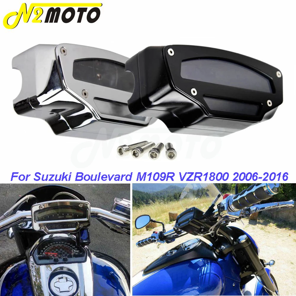 

For SUZUKI Boulevard M109R M109 R VZR1800 Motorbike Speedometer Tachometer Tach Gauges Case Shell Housing Meter Cover 2006-2016