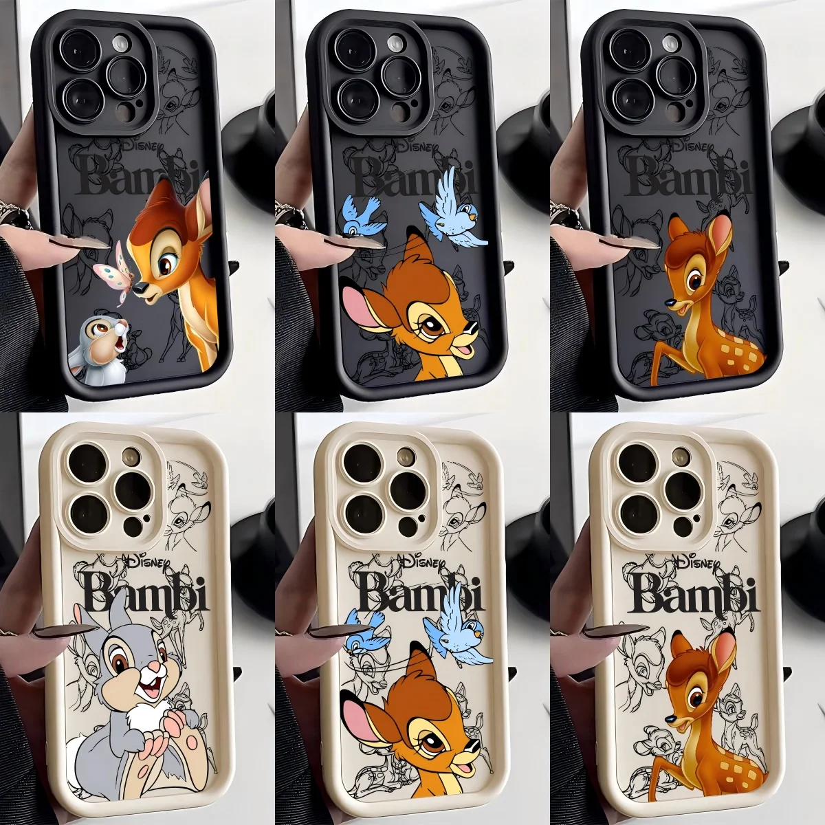 Cartoon Cute BambiS Phone Case For Samsung Galaxy A17 A07 A06 A26 A16 A06 A35 A55 A25 A15 A54 A34 A36 A24 4G 5G Soft Back Cover
