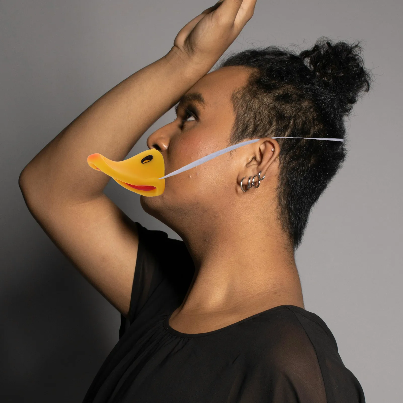 Ente Nase Maske Latex Tier Schnabel Kostüm Karneval Party Rolle Spielen Zubehör Halloween Dress Up Prop Vogel Schnabel Maske Cosplay – Detail 3