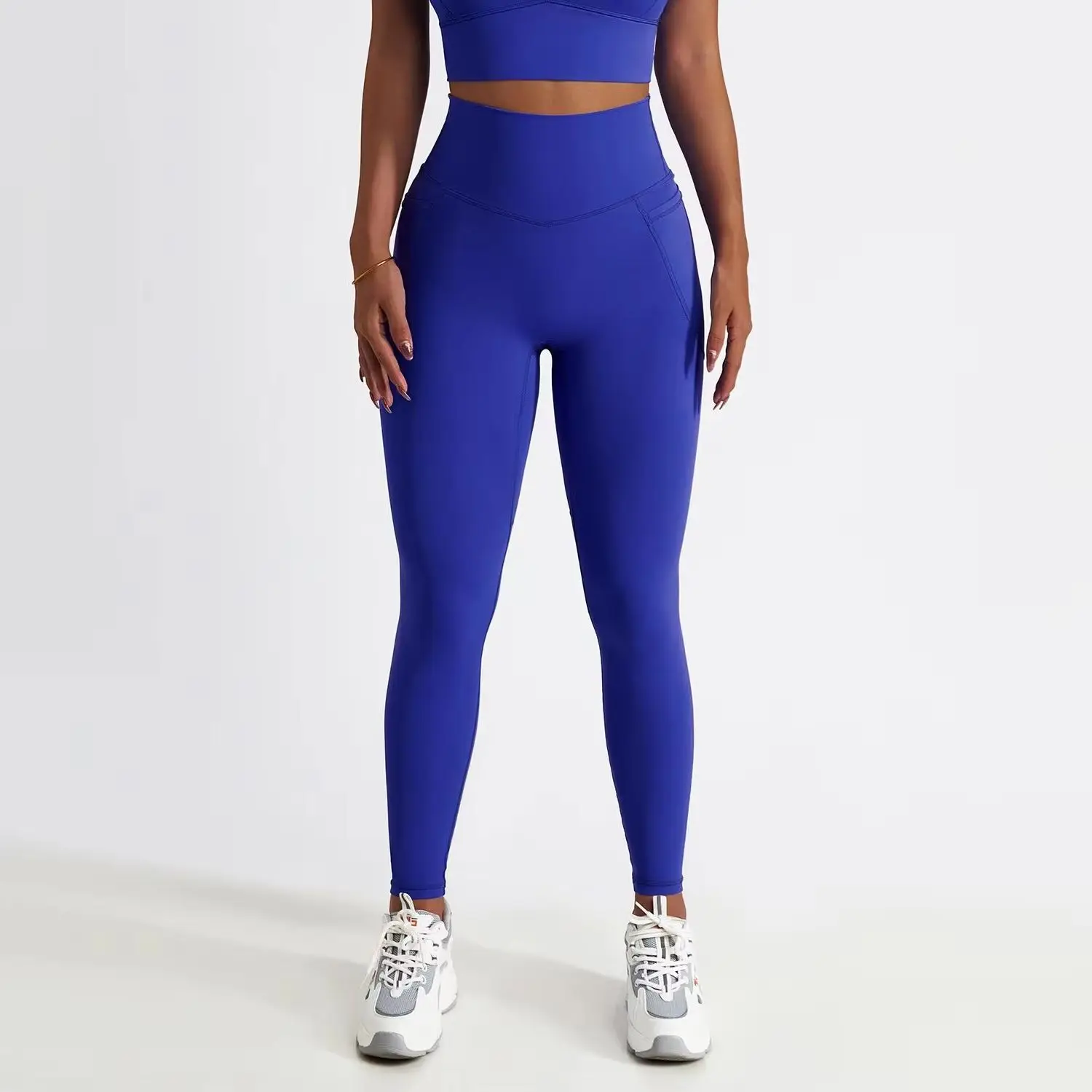 

Women Yoga Pants Breathable Pocket Yoga Leggings Gym High Waist Sports Leggings Women Elasticity Fitness Running Hip Lift Pants