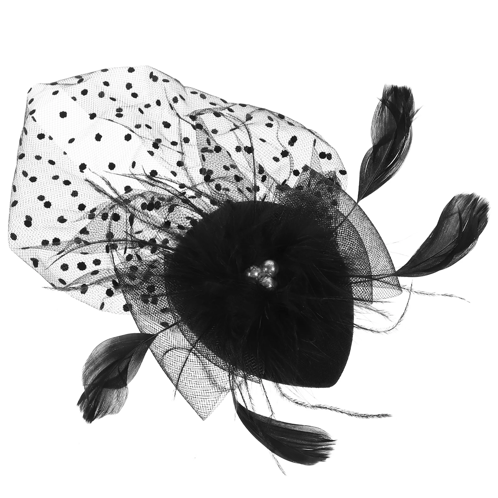 

Mesh Hair Accessories Fascinators Hats Wedding Headwear for Women Bride Headdress Tea Party Bridal