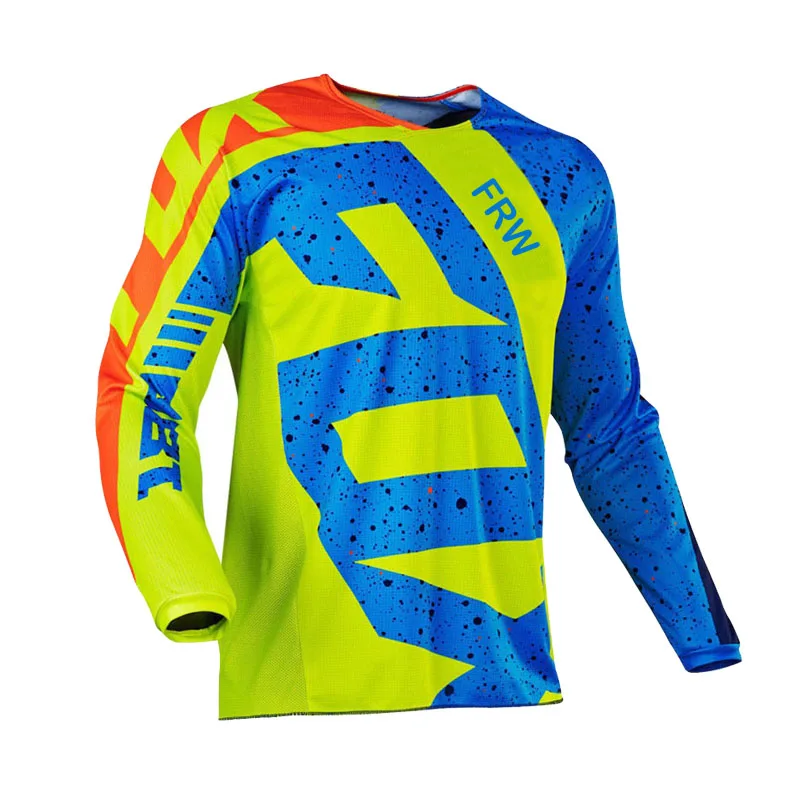 FRW FOX-Camiseta de ciclismo para hombre, Maillot de Motocross de secado rápido, Enduro, todoterreno