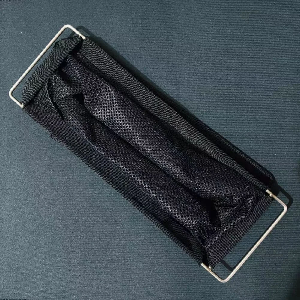 

Foldable Drain Basket Mesh Organizer for IGT 0.5 Unit Camping Tables Stainless Steel Frame for Outdoor Storage