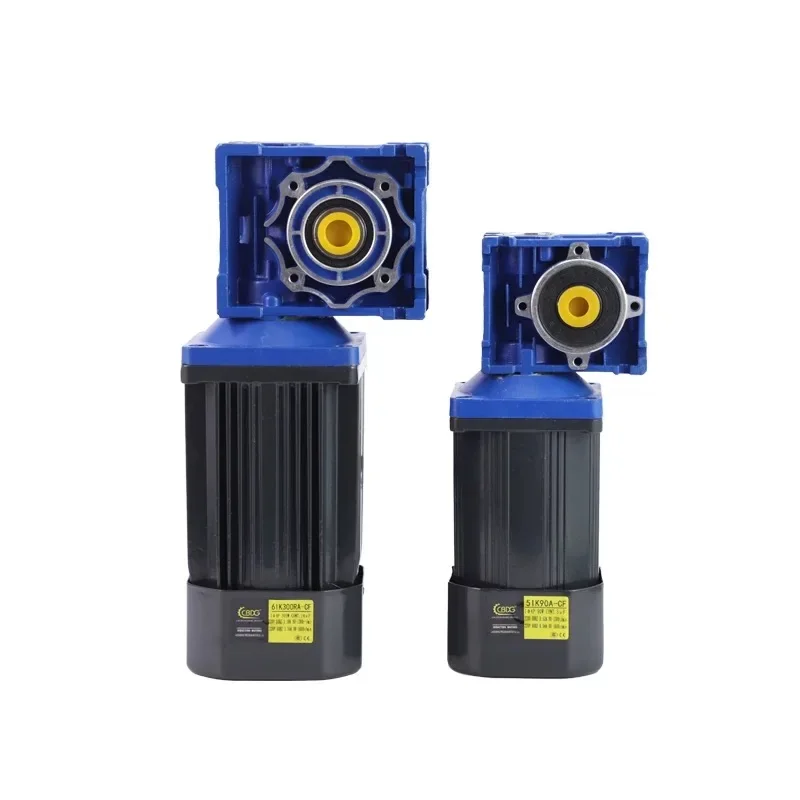 RV30/40 60/90/120W Gear Motor Worm Gear Speed Motor Large TorqueWorm gear reducer right angle motor with speed regulator