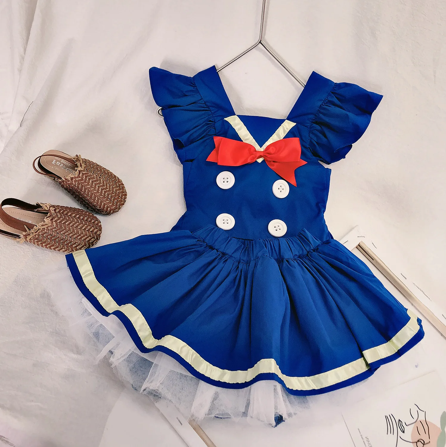 

Girls Suit 2025 Summer New Childrens Clothing Korean Style Girl Baby Temperament Princess Jacket Half Skirt Two Sets Simple