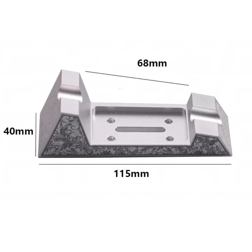 Retro Razor Stand Holder – Aluminum Alloy Base, Durable & Rustproof, Fits Manual/Electric Razors (Razor Not Included)