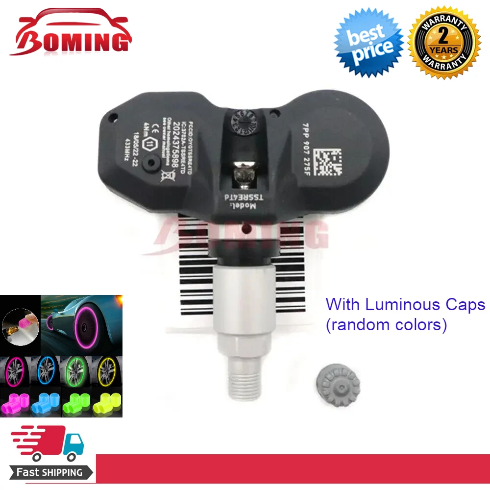 

TPMS Tire Pressure Sensor Monitor 95836166100 for PORSCHE 911 997 Boxster Carerra GT Cayenne Cayman Volkswagen Audi 433Mhz