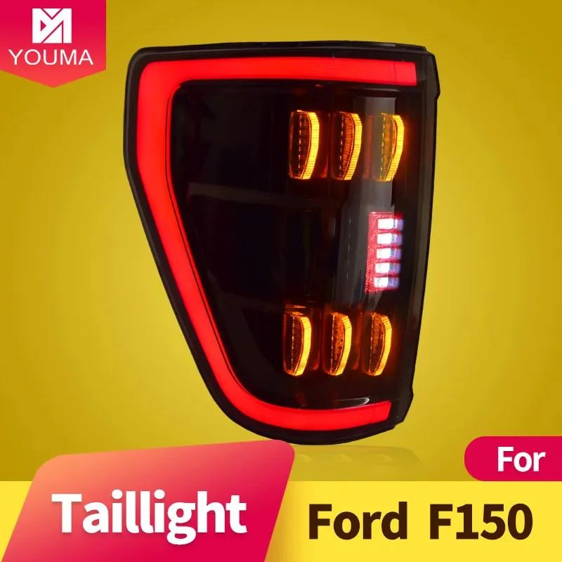 

Car Styling for Ford F150 Tail Lights 2022-2023 F150 LED Tail Light DRL Signal Brake Reverse auto Accessories