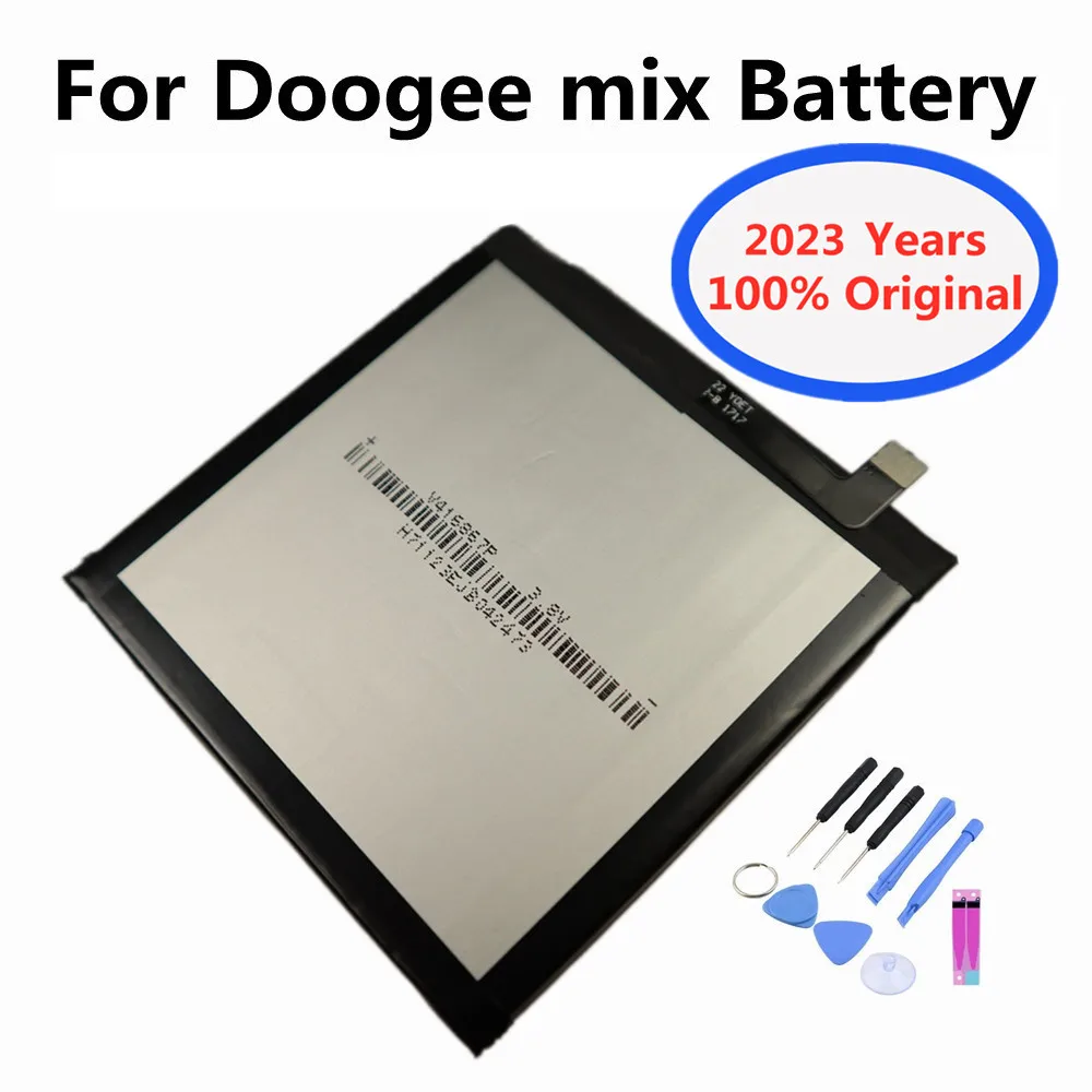 

2023 Years Original 3380mAh Mobile Phone Battery For Doogee Mix High Quality 5.5inch Helio P25 Replacement Batteria + Free Tools