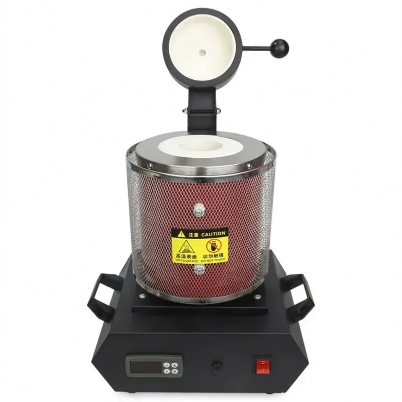 1kg 2kg 3kg Small Foundry Equipment for Sale Vacuum Gas Quenching Furnace Melting Metals Burn Electric Iron