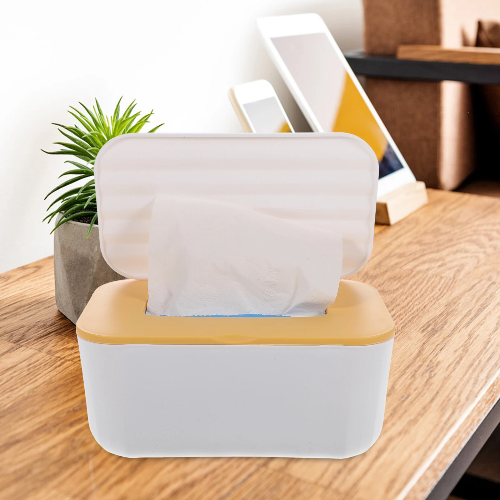 

Dustproof Storage Plastic Box Cover Modern Tissue Box Holder For Bathroom Kitchen Wipes Dispenser Organizer Paper Towel Holder