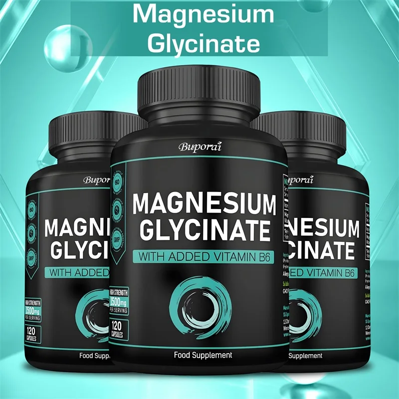 

Добавка из глицината магния, способствует естественному сну, снижает стресс и тревогу, магниевый витамин, поддерживает здоровье костей