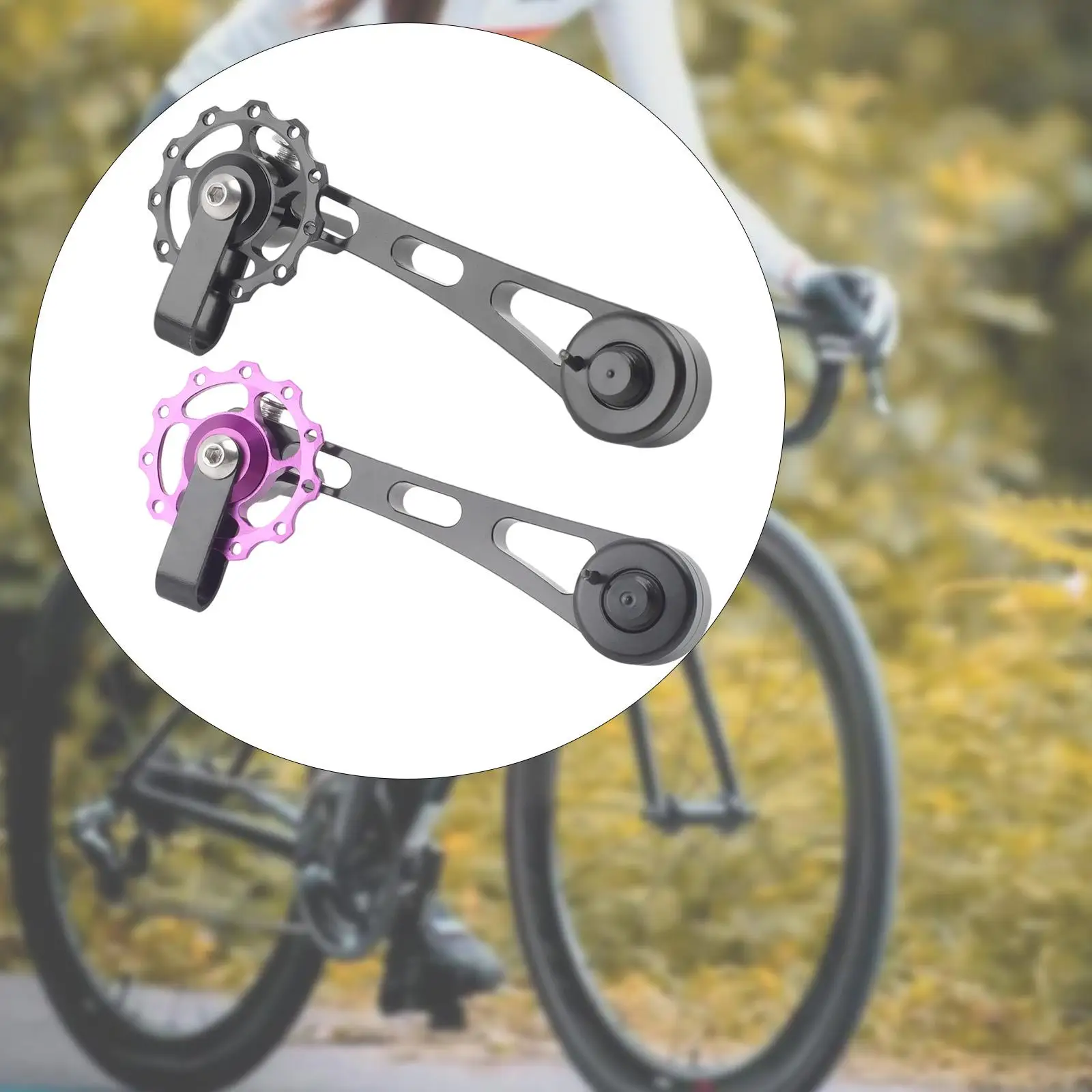 

Bike Chain Tensioner Outdoor Riding for Mountain Bikes Single Speed Cassette