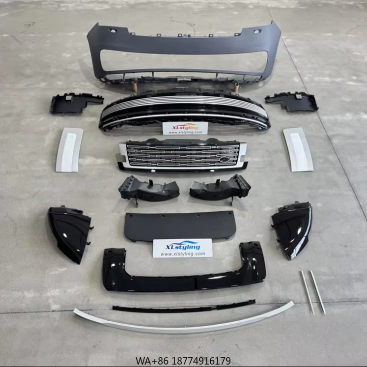 

Комплект для переоборудования автомобиля XLstyling: решетка радиатора и обвес SV для Range Rover Vogue RRV 2023, обновление до стиля SV, передний бампер и обвес