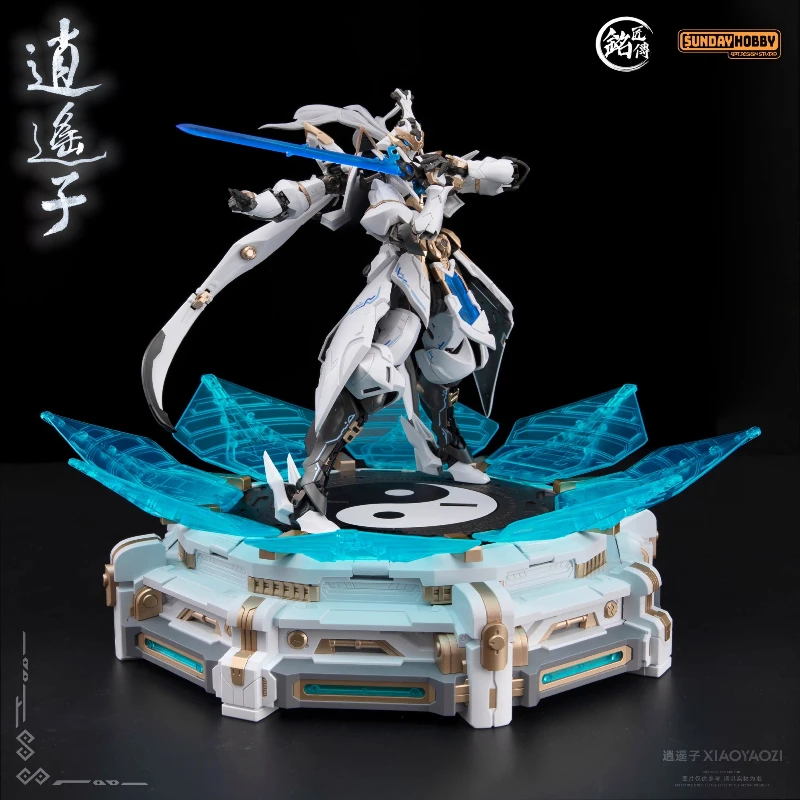 1/100 Xiao Yao Zi Assembly Model Kit Alloy Skeleton Mecha Toy With Lotus Stand Chinese Style Immortal Action Figure Decor Gift