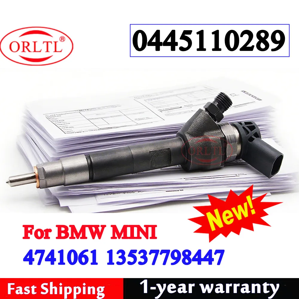 

ORLTL 0 445 110 289 OEM 13537798446 13537798447 Diesel Fuel Injector 0445110289 7798446 For BMW 118d 318d 18d N47 Mini SD R56