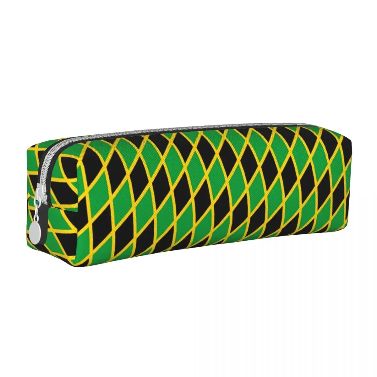 

Cool Pencil Case Jamaican Flag Box Jamaica Fashion School Cases Kids Square Design Stationery Organizer