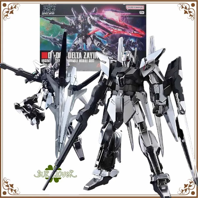 

Bandai Original GUNDAM HG Series DZ-001 DELTA ZAYINARGENT KEIL TRANSFORMABLE MOBILE SUIT Anime Action Figure Assembly Model