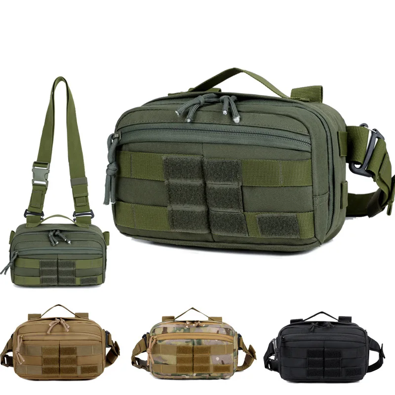 

Тактическая поясная сумка для рыбалки, Molle, пешего туризма, скалолазания, кемпинга, езды на велосипеде, сумки на плечо, приманка для спорта на открытом воздухе, путешествий, мужская сумка через плечо