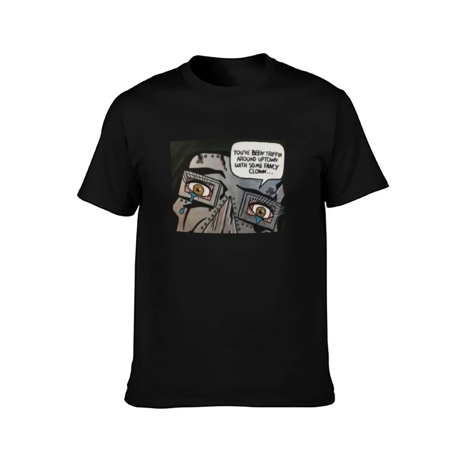 Fancy Clown T-Shirt Work Short Sleeve Cotton Top T-Shirt