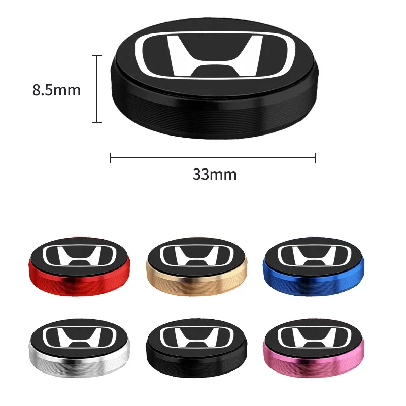 Round Magnetic Mobile Car Phone Holder For Honda Civci FIT CRV Accord Jazz HRV Dio Stepwgn Prelude Odyssey City CRX Pilot