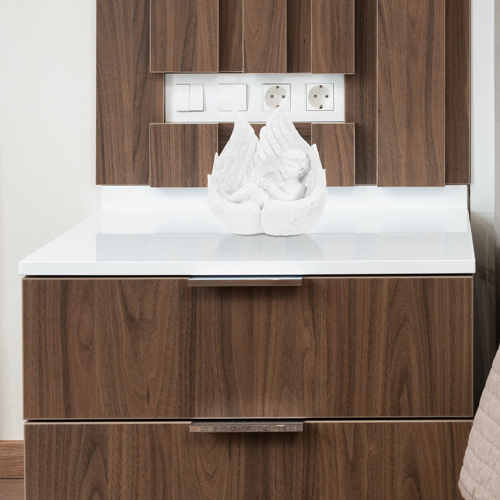 

Resin Angel Statue Vintage Beautiful Angel Child Home Ornament Garden Patio Decoration Resin Sculpture