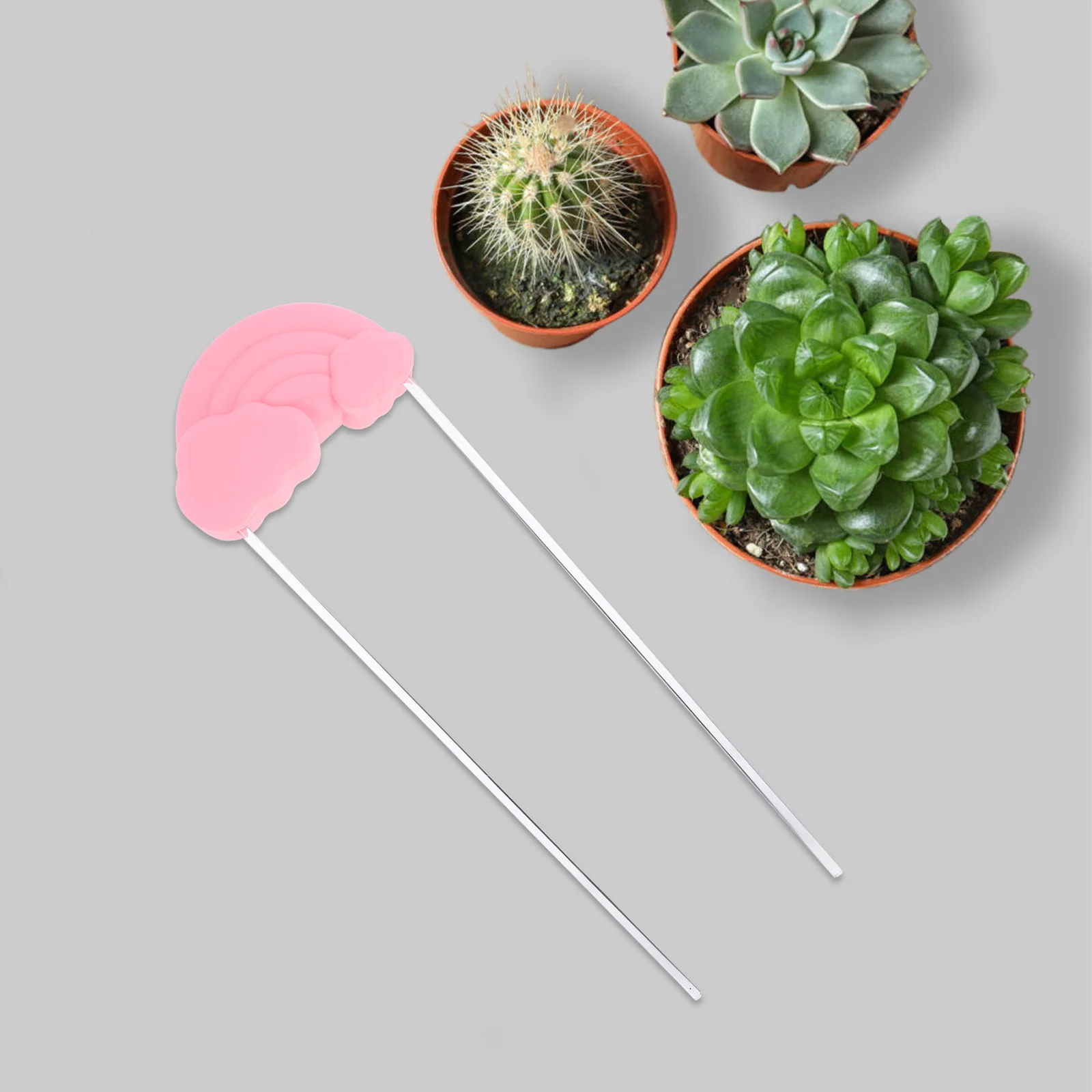 Siliconen Rainbow Plant Waterer Rainbow Drip Irrigation Tool Vakantie Planter Bonsai Self Watering Spike Waterapparaat voor binnen
