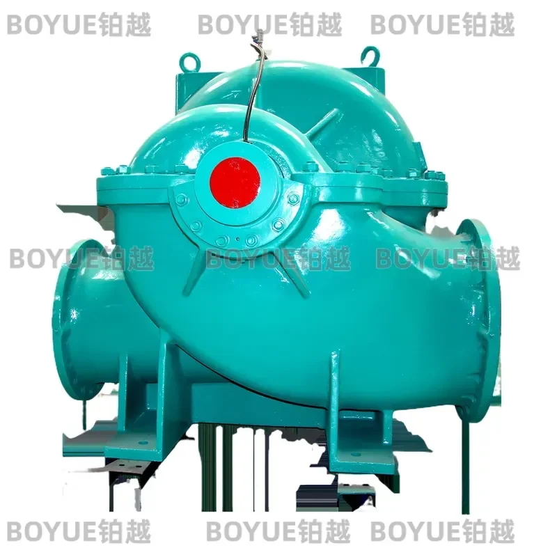 Single Stage Double Suction Open Centrifugal Pump Industrial Large Flow Drainage Water Pump High Efficiency Heavy Duty