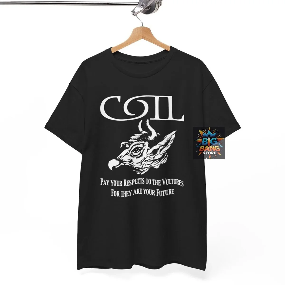 COIL Vultures Shirt throbbing gristle TShirt, Music Band Punk Metal, Unisex tee