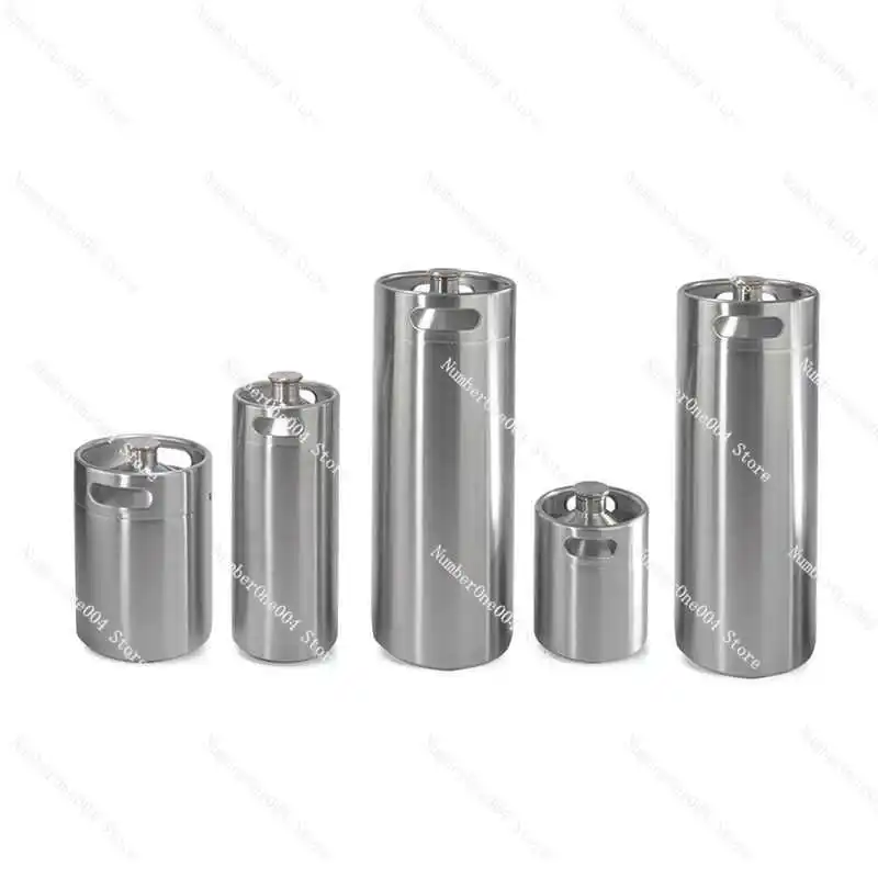 Applicable To 2L/3.6L/4L/5L/10L304 Stainless Steel Beer Barrel Baijiu Barrel Baijiu Pot Home Brewing