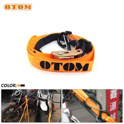 OTOM Motorcycle Fixed Strap Tension Rope Quick Release Buckle Universal Tie Downs For HONDA YAMAHA SUZUKI KAWASAKI KTM EXC CRF