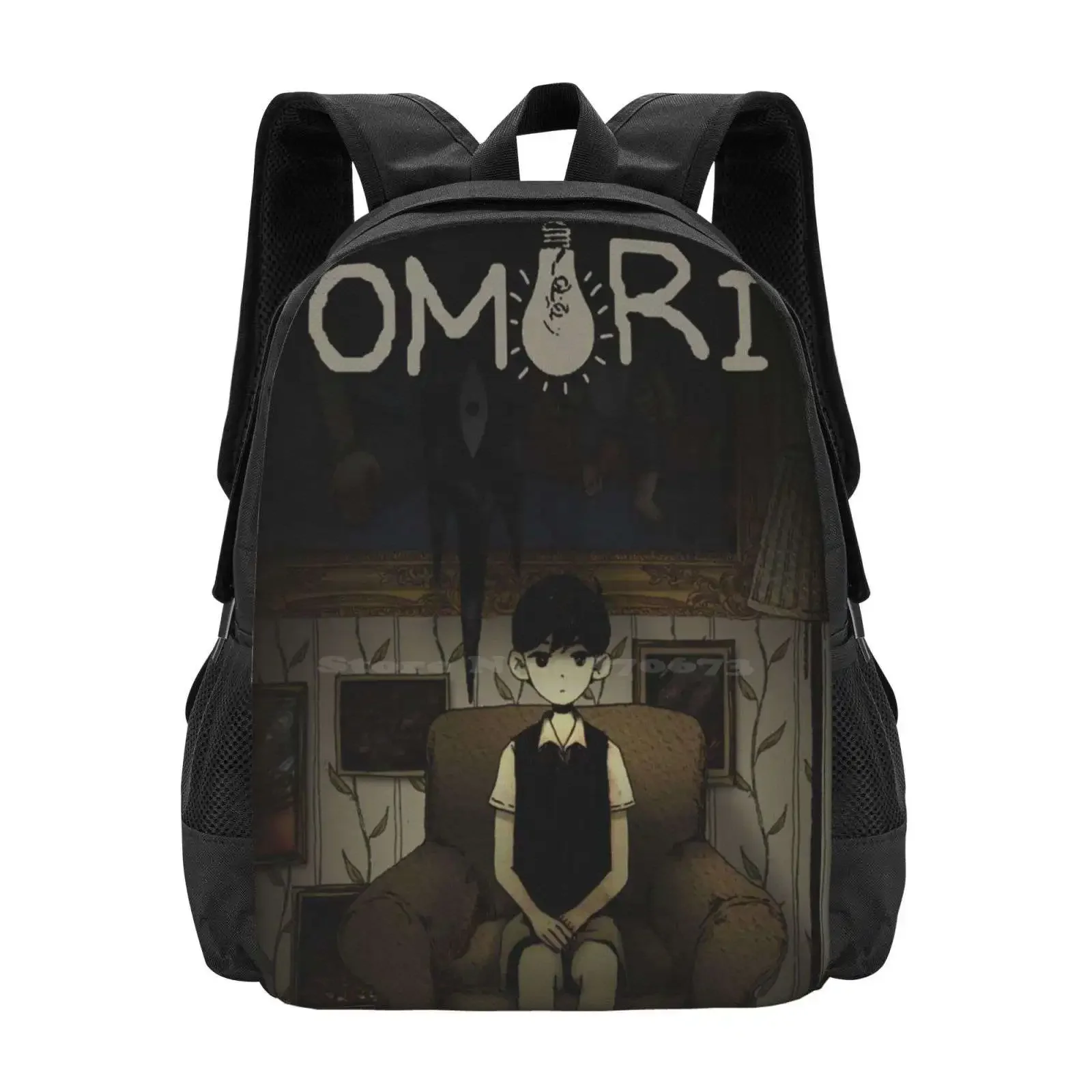 Omori Promo Hot Sale กระเป๋านักเรียน กระเป๋าเป้สะพายหลัง กระเป๋าแฟชั่น Omocat Omori Basil Omori Kel Omori Aubrey Omori Hero Omori Mari Omori Sunny