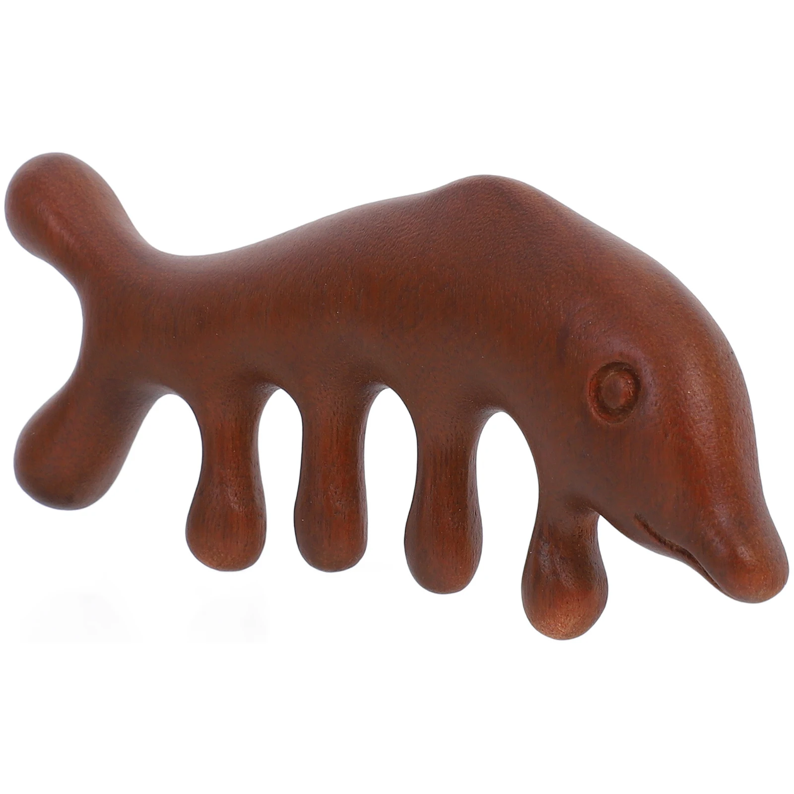 

Wooden Sandalwood Dolphin Massage Comb Wide Tooth Manual Head Scalp Tool Neck Back Face Body Relax Massager Head Massage Tool