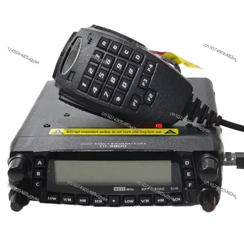 TH-9800 Plus Walkie Talkie 50W Car Mobile Radio Station Quad Band 29/50/144/430MHz Dual Display Long Range Scrambler TH9800