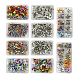 100pcs Dental Nylon Polishing Brushes Bowl Shape Colorful Dental Prophy Brush Prophylaxis Brush For Contra-Angle Handpiece