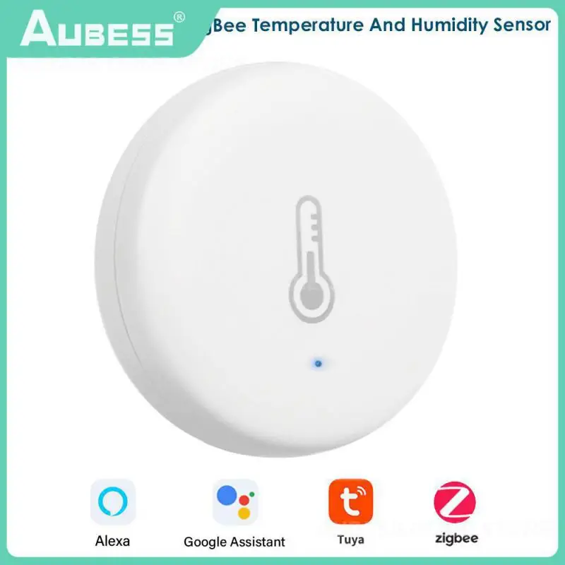 

Real-time Data Updates Temperature And Humidity Sensor Alexa Compatible 3.0 Long-lasting Battery Effortless Monitoring