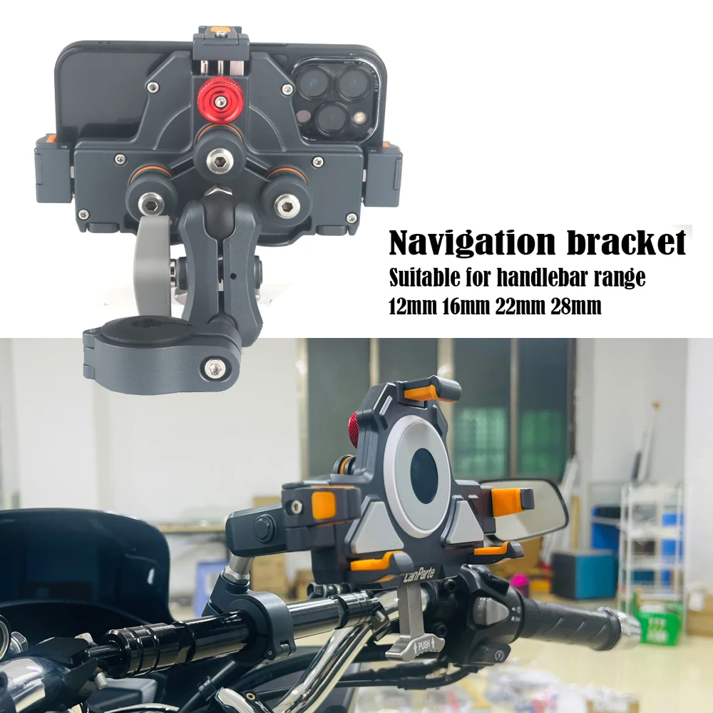 

New For Street Triple 765RS 765 RS size12mm 16mm 22mm 28mm Universal Motorcycle Mobile Phone Stand Navigation Stand