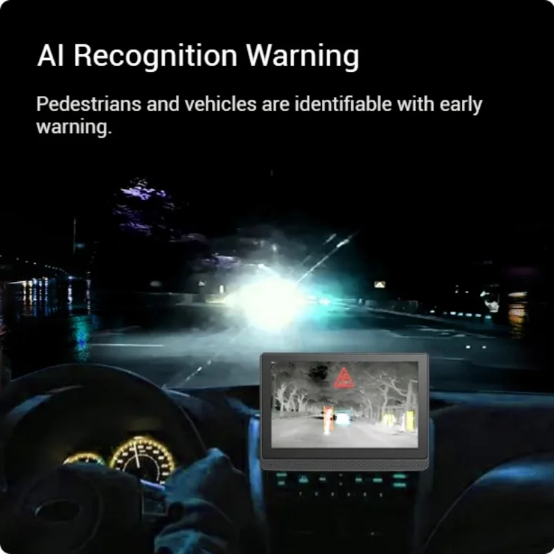 กล้องถ่ายภาพความร้อน AI สำหรับยานยนต์ L7 มองเห็นในเวลากลางคืน ความละเอียด 256*192 /640*512 IR สำหรับรถยนต์